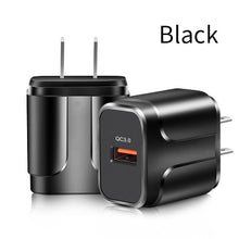 Load image into Gallery viewer, YKZ Quick Charge 3.0 18W QC 3.0 4.0 Fast charger USB portable Charging Mobile Phone Charger For iPhone Samsung Xiaomi Huawei